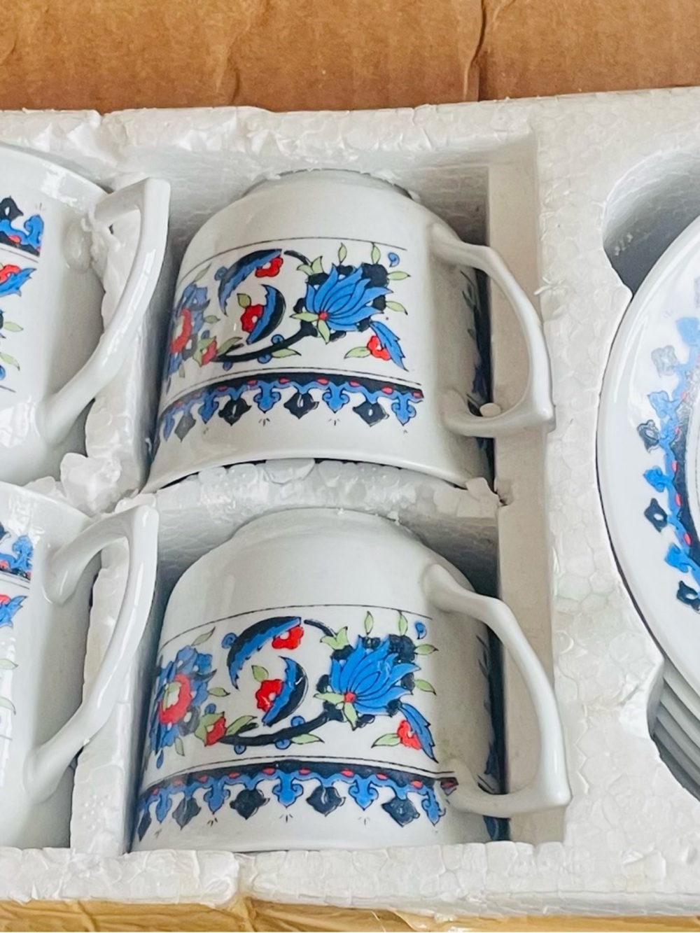 Vintage Turkish 12pc Coffee Set - Soma still in original box